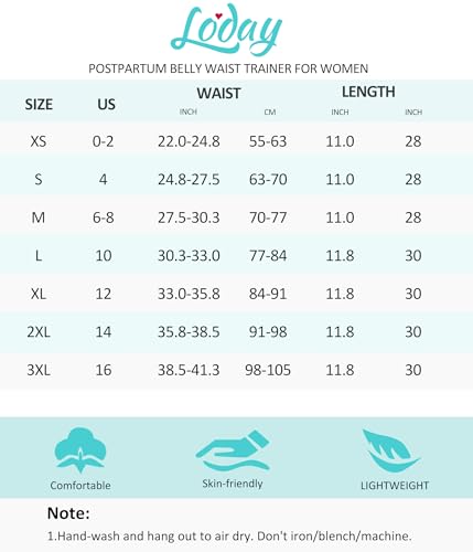 Loday Waist Trainer Corset Shapewear Tummy Control Body Shaper Waist Cincher For Women Postpartum Belly Band Wrap thumb #5