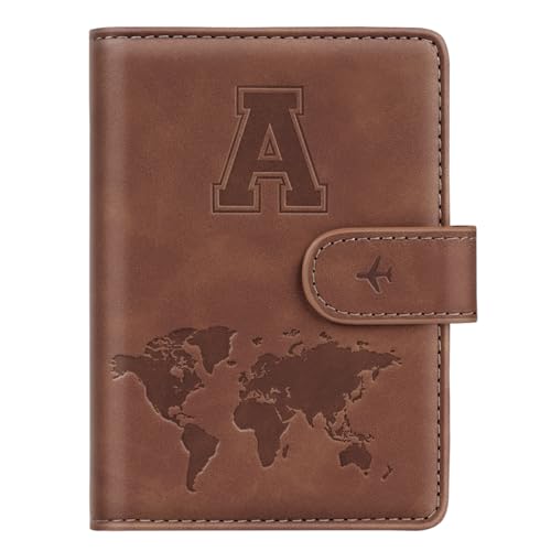 Personalized Leather Passport Holder Set