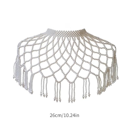 Cadenas de pecho trenzadas a mano estilo chal joya para looks de noche y playa 3