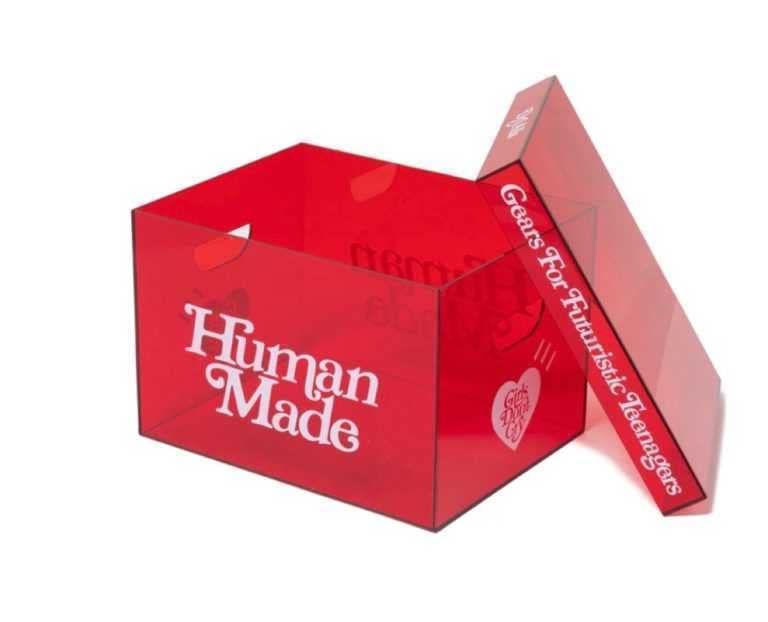 リビング収納 human made verdy  ACRYLIC FILE BOX Amazon.co.jp: GDC ACRYLIC FILE BOX RED VERDY VICK ヒューマン