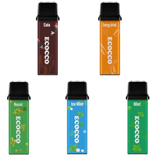 ECOCCO �A�X�p�C�A�݊� GOTEK X �d�q�^�o�R Gotek X Gotek S ��p 5�����J�[�g���b�W �����p�J�[�g���b�W POD 5�� pod�^ �݊��i �A�g�}�C�U�[ �x�[�v vape �x�C�v �d�q�^�o�R �|�b�h �V�[�V�� (�~�b�N�X*5��)