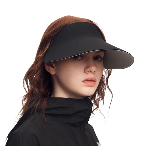Sun Visors for Women Wide Brim Summer UV Protection Foldable