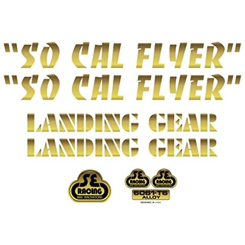 SE Bikes So Cal Flyer Decal Set null GOLD Cover
