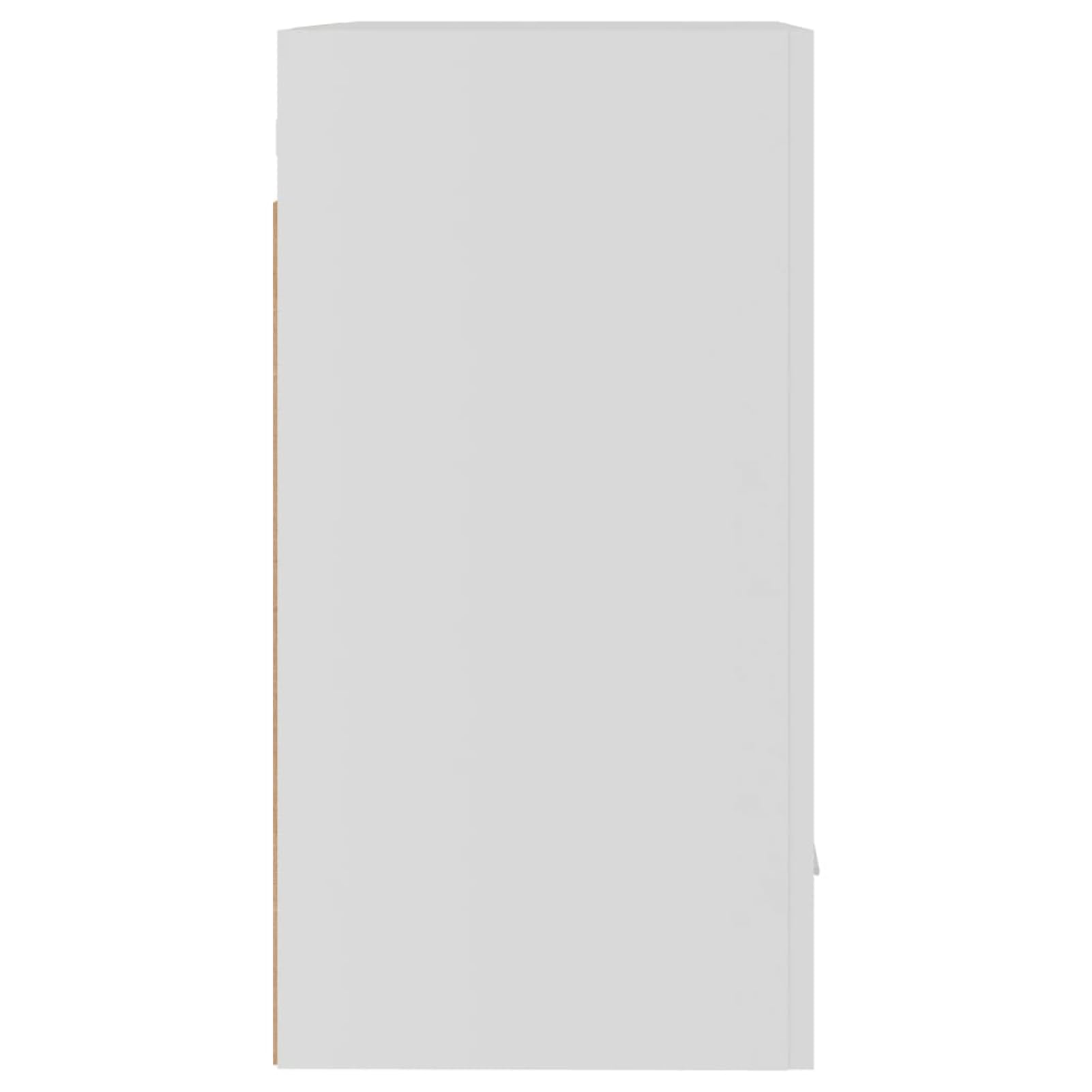 Gecheer Hängeschränke 2 STK. Lyon Weiß 50x31x60 cm Holzwerkstoff Wandschrank Lagerschrank Küchenschrank für Kochutensilien Vorräte
