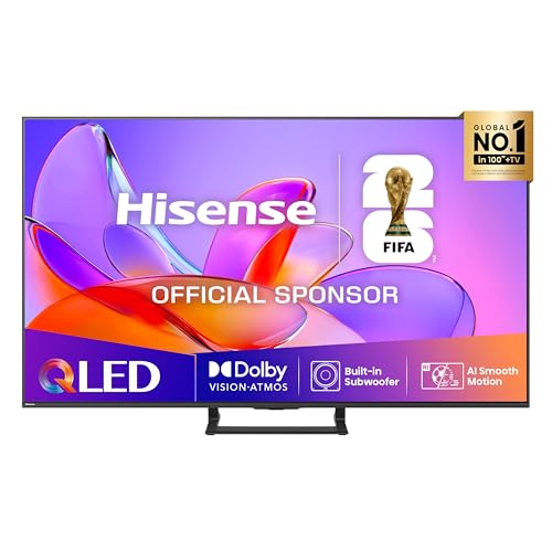 Hisense TV 50' QLED 4K 2025 50A72Q, Smart TV VIDAA U8, Dolby Vision, HDR 10+, Game Mode Plus, Dolby...