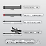 Apevia ITX-PFC500W Mini ITX/Flex ATX / 1U 500W Fully Modular Power Supply, Full Range Active PFC 90-264V, AC for POS AIO System Desktop Gaming Server Small Form Factor (Flex ITX) Computer PSU - Image 6