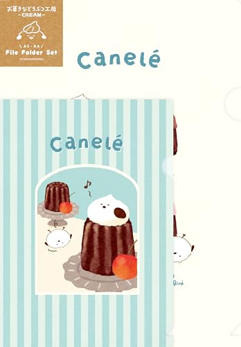 古川紙工 クリアファイル A5 A6 クリアファイルセット お菓子などうぶつ工房 トリ QE130のサムネイル