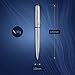 Waterman Expert Ballpoint Pen, Stainless Steel with Chrome Trim, Medium Nib with Blue Ink Cartridge, Gift Box
