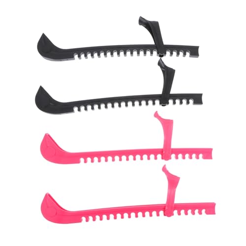 ifundom 2Pairs Portable Ice Skates Blade Covers Guards for Hockey and Figure Skating Protection for Skating Blades Easy to Use Present