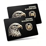 Veloriahild 2 Pack RFID Blocking Card, One Card Protects Entire Wallet Purse, NFC Contactless Bank Debit Credit Card, Anti-Theft NFC Contactless Blocker, Theft for Men & Women-Black