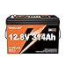 12V 300Ah (314Ah) LiFePO4 Battery 200A BMS 3840Wh Up to 6000+ Deep Cycle Lithium Iron Phosphate Battery Perfect for RV Camping Marine Solar Energy Storage Backup Power