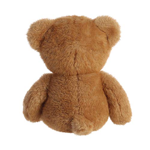 Peluche ourson Archie Aurora 33 cm, le premier ami marron