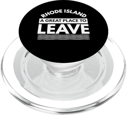 Divertente regalo retrò Rhode Island A Great Place To Leave Sarcasm Gift PopSockets PopGrip per MagSafe