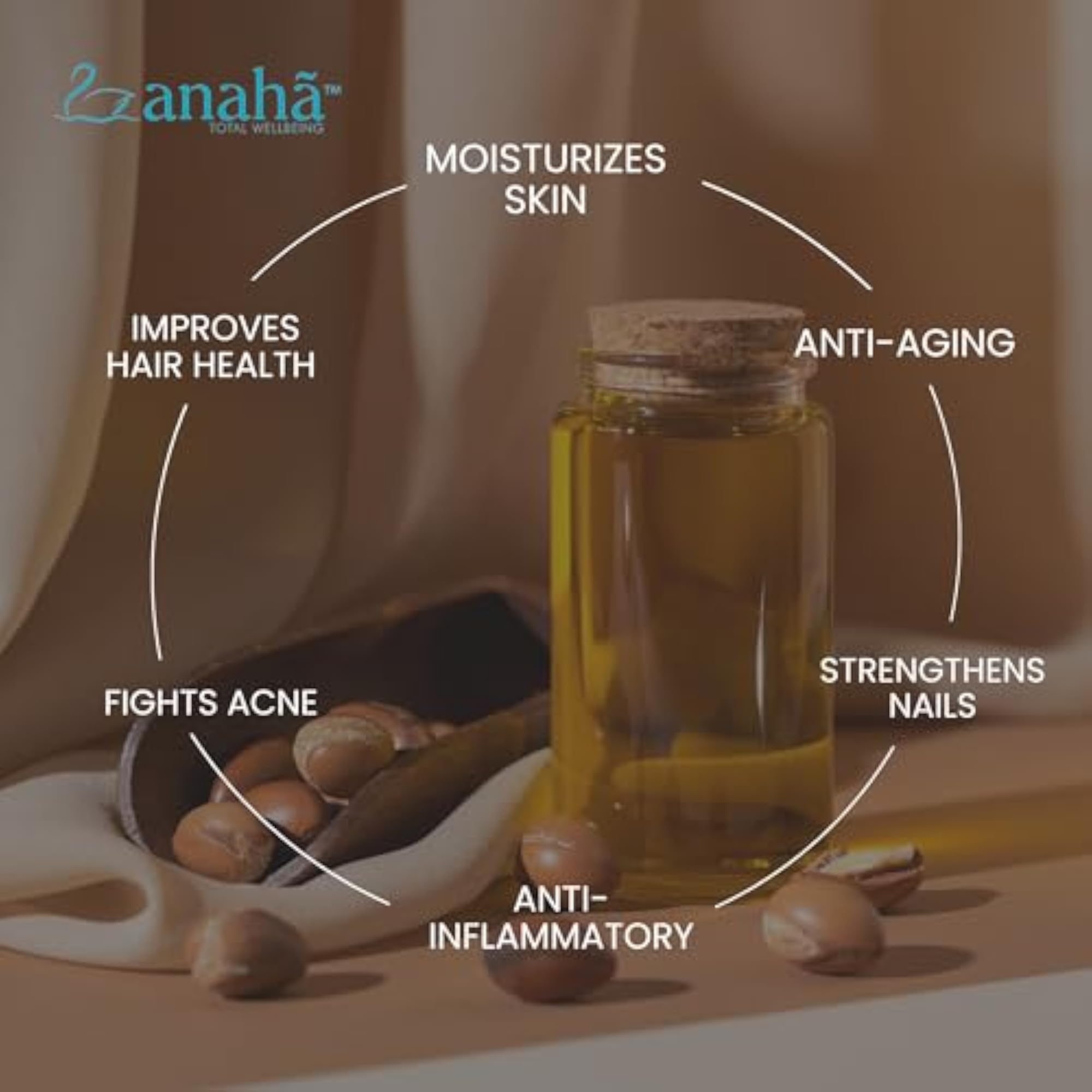 Organic Argan Oil (100 ml) for Hair & Skin