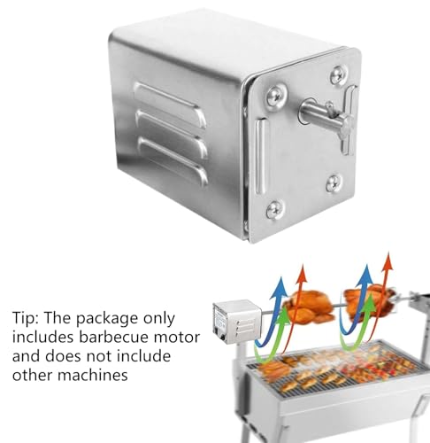 Kotsy grillmotor für grillspieß 220V SP-S40 Rotisserie Roaster Grill Grillmotor 50-70kg Edelstahl BBQ Grill Zubehör Bräter Elektromotor Ziegenschwein Huhn BBQ Spieß