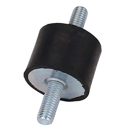 CNBTR Rubber Black Double Screw Silentblock 40x30mm M10 Anti-Vibration Mount for Industrial Set of 5 - Thumbnail 2