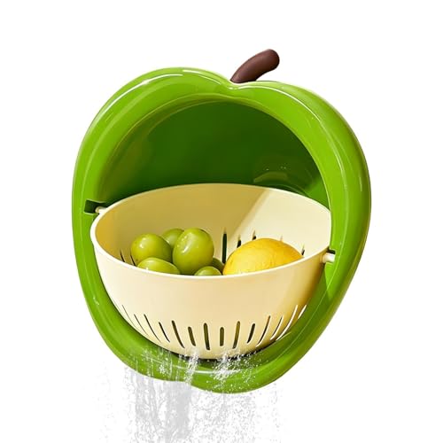 Strainer Bowl - Fruit Strainer | Cute Fruit Strainers | Thick Cute Fast Draining Multifunctional | Fruits Vegetable Washing Bask