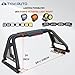 TKMAUTO Sport Bar Roll Bar Black Steel No-Drill Compatible with Full-Size Trucks F150 | F250 | F350 | Silverado Sierra 1500 2500 3500HD | Ram 1500 2500 3500 | Tundra | Titan