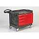 Rubbermaid Commercial Products TradeMaster 4 Drawer 1 Door Mobile Cabinet - Black