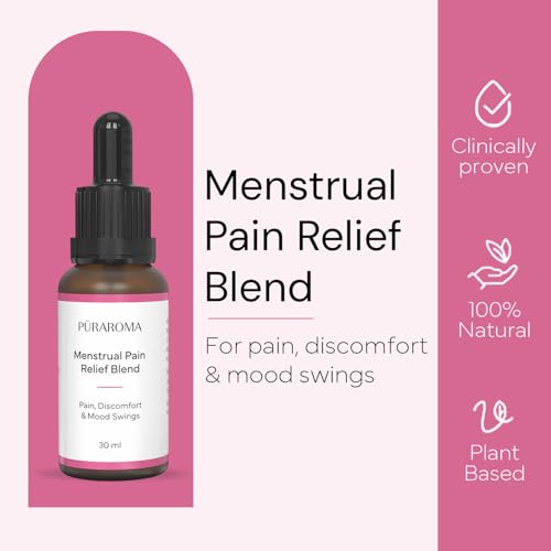 Image of Period Pain Relief Blend 30ml | Menstrual Relief | 100% Natural Essential Oil | Relieves Cramps, Soothes Mood Swings & Discomfort | Fast-Acting | Non-Greasy | EU Made