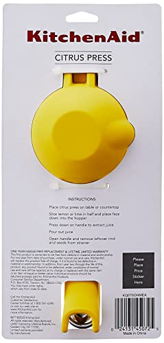 Kitchenaid No Mess Citrus Squeezer, One Size, Lemon #TOP4