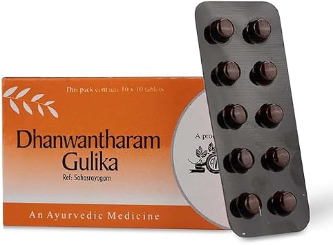 Dhanwantharam Gulika 100 Nos | AVP Ayurveda | Ayurvedic Products