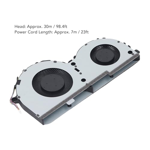 Ventilador de refrigeración de CPU Cocoarm en aluminio y ABS para portátil 7