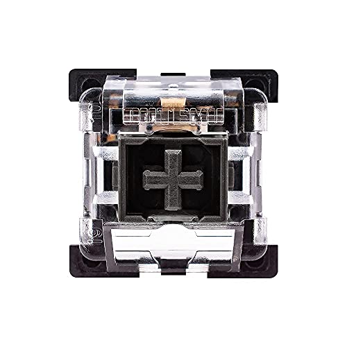 Image of OUTEMU (Gaote) Black Switches - 20 Pack -3 pin DIY Replaceable Linear Heavy 60g Force Key Switches Replacement Switches or Mechanical Keyboard