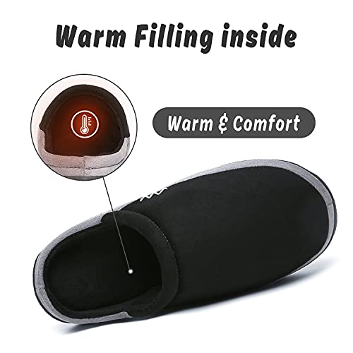 Mishansha Inverno Uomo Pantofole Donna Ciabatte Casa Memory Foam Unisex Caldo Comode Morbide Antiscivolo Interni ed Esterni 36-48 EU - Image 4