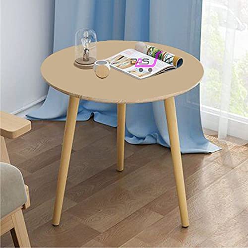 Image of Shoppee Foldable Oval Shaped Bed Side Table for Coffee Tea & Living Room Beauty Full Table (Large, Wood , Natural )