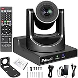 Prisual PTZ Camera 30X Optical Zoom, HDMI, 3G-SDI, USB, IP Streaming, Auto Tracking PTZ Camera for Church Services, Worship, Education, YouTube Facebook (Limited-time NDI Experience)