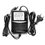 Tension d'entrée : 230V CA aixi-SHS Adaptateur CA/CA Sortie AC 12V, Entrée AC 230V 2A Transformateur EU Adaptateur Secteur 2000mA