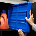 CleverMade Collapsible Storage Bins, 46L 3 Pack, 75 lb Stackable, Obsidian - Image 2