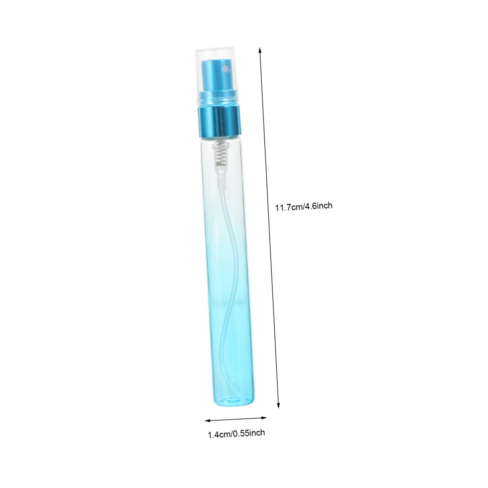 12piezas Botella de Perfume Atomizador Pequeña de Frasco de Vidrio para Perfume Botella de Viaje para Maquillaje y Cosméticos