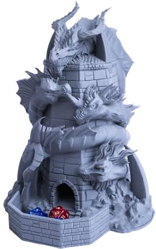 3D Vikingos Tiamat Torre de dados Reina de Dragones Malvados, torre de dados perfecta para mazmorras y dragones y otros juegos de rol de mesa | Ya disponible en tu tienda friki favorita! En mundofriki.es!