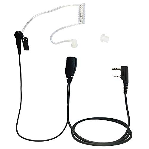 ProMaxPower 2ウェイラジオFBI アコースティック目立たない イヤホン Retevis 2ピン H-777 RT-5RV HYT用