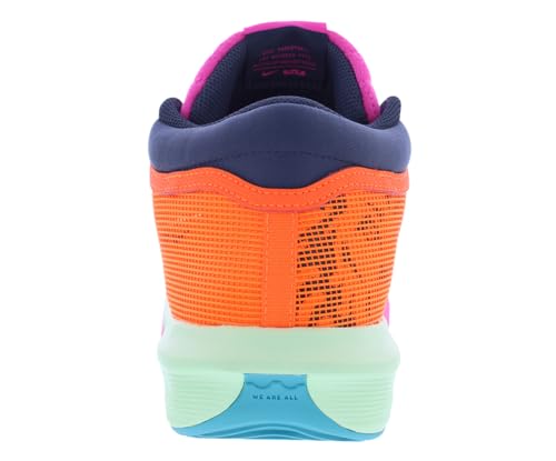 Nike LeBron Witness VIII Men's Basketball Trainers in Total Orange Thunder Blue by Nike