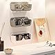 ADESUGATA 3pcs Sonnenbrillen Aufbewahrungsbox Wandmontage Brillenständer Brillen Display Ständer Brillen Aufbewahrungsbox mit Klebeband Geeignet für Männer Frauen Büros