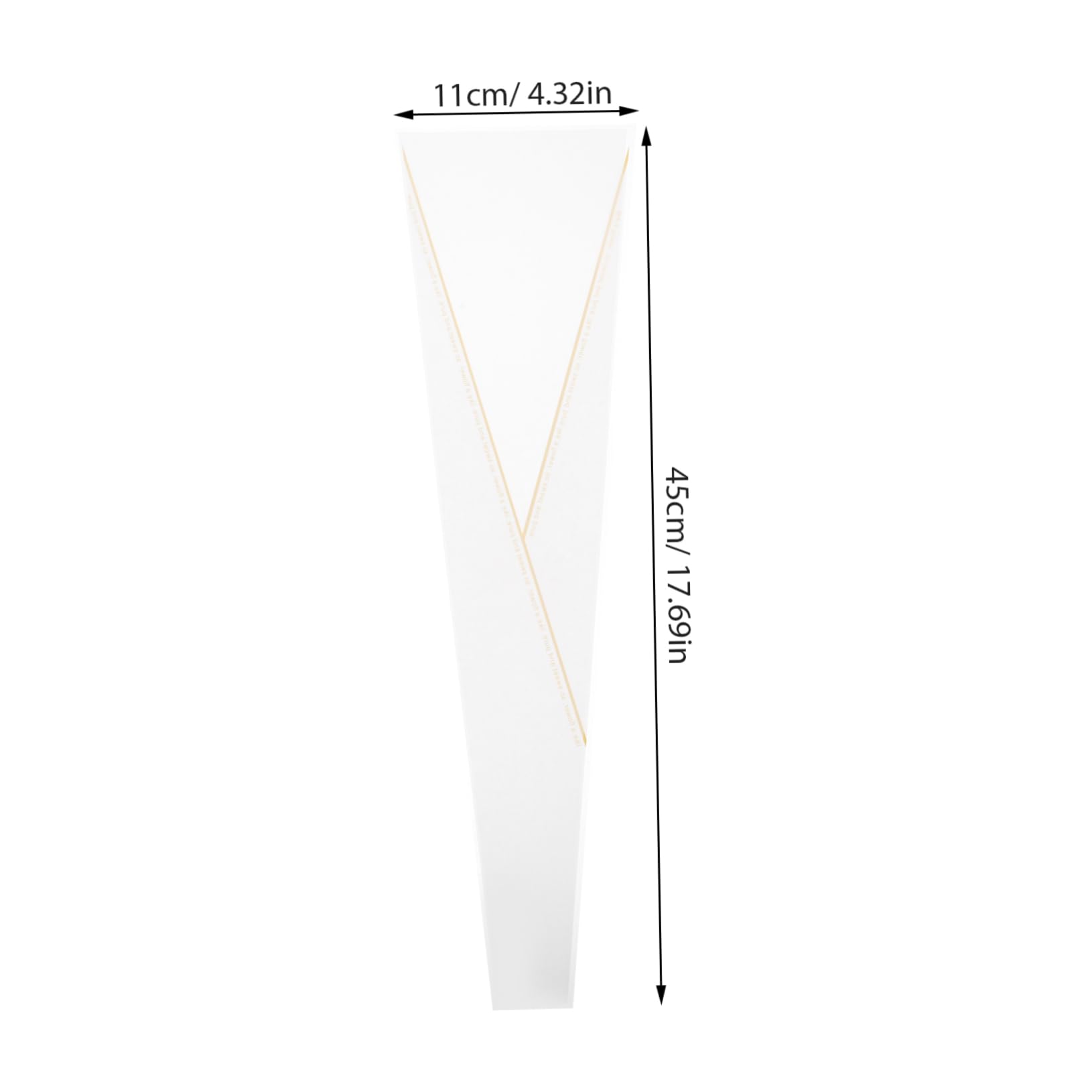 ARTIBETTER 50pcs Single Flower Wraps Elegant Bouquet Sleeves for Present Packaging for Weddings Valentine Day and Birthday Celebrations Open Bottom Design for Freshness