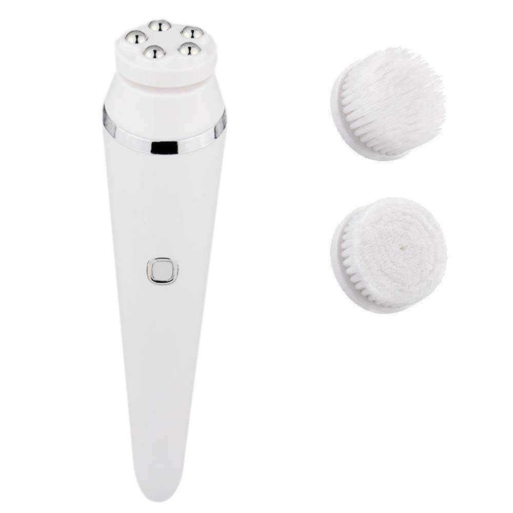 JJSFJH Face Electric Brush Deep Pore Clear Wash Machine Makeup Remove Facial Massager Facial Cleansing Brush Removes Oil Sweat Dirt for a Cleaner Smoother
