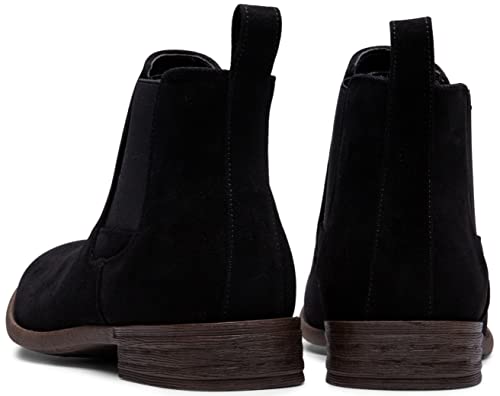Image of Jousen Men's Chelsea Boots Lightweight Casual Chukka Ankle Boots Classic Elastic Dress Boots For Men