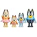 Bluey - The Show - 4-Pack, Bingo, Chilli & Bandit 2.5-3 inch Figures