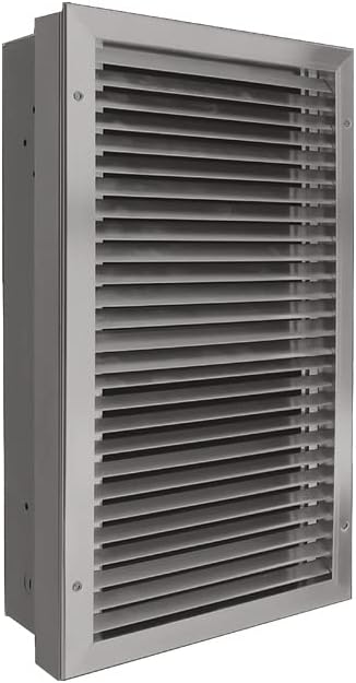 KING LPWA2045-S-TP-HLR-SN LPWA Architectural Wall Heater w/Surface Can, Tamper-proof Thermostat, Heat Lockout Relay, 4500W / 208V, Satin Nickel