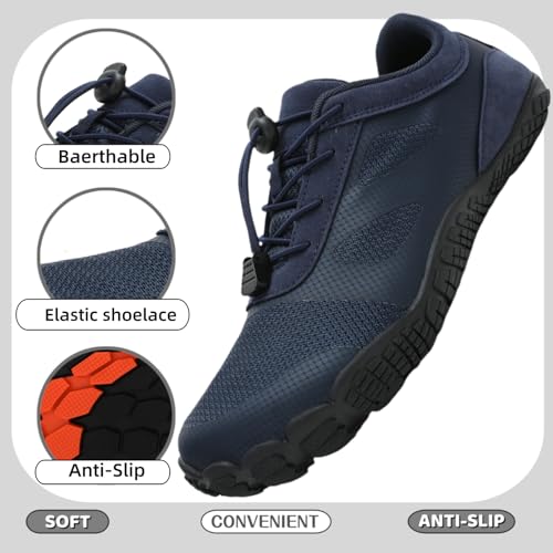 Baskets pieds nus bout large pour libérer vos pieds compressés - 5