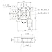 Rotating Platform TBVECHI HT03RA100 Precision Electric Rotating Machine Optical Rotating Platform Motorized Rotation Stage 100mm Bearing Scale (HT03RA100)