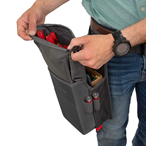 Allen Company Unisex Adult Allen Company Competitor Double Compartment Molded Shell Bag Holds 50 Empty Hulls Includes Quick, Gray, One Size Us #TOP4