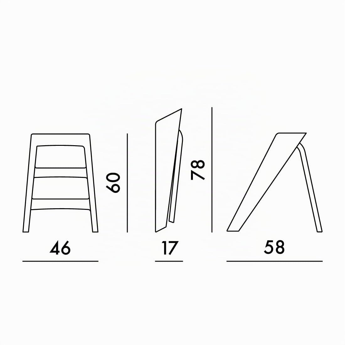 Kartell Upper, Escalera, Cristal