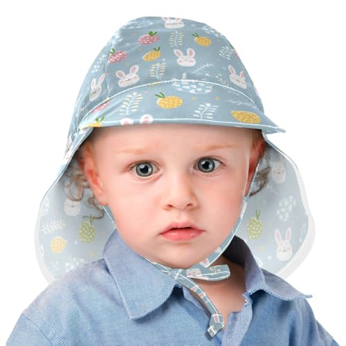Easter Animals Rabbits Cute Infant Toddler & Kids Sun Hat Baby Boys' Bucket Hats Girl UPF 50 Adjustable Traveling Swim2