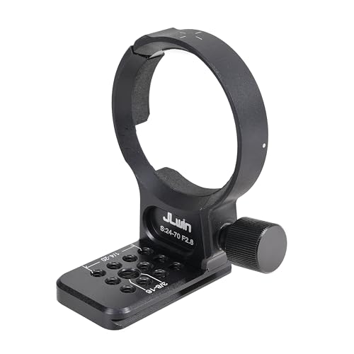 FocusFoto Metal Tripod Collar Mount Ring 60mm for Sigma 24-70mm F2.8 DG DN II & I Art Lens for Sony E-Mount, Bottom with 1/4