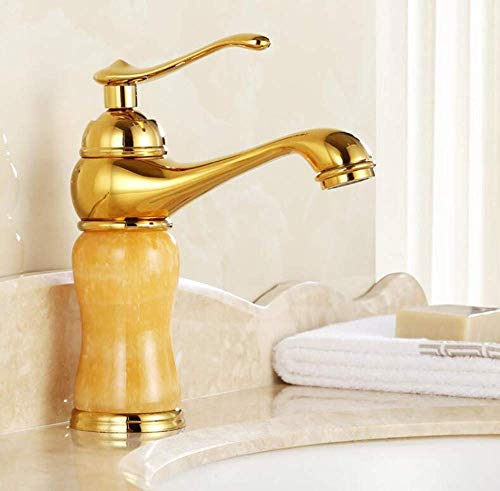 MTYLX Grifo de Agua, Mezclador de Faucet de Jade de Cerámica Grifo de Agua Caliente Y Fría Cover